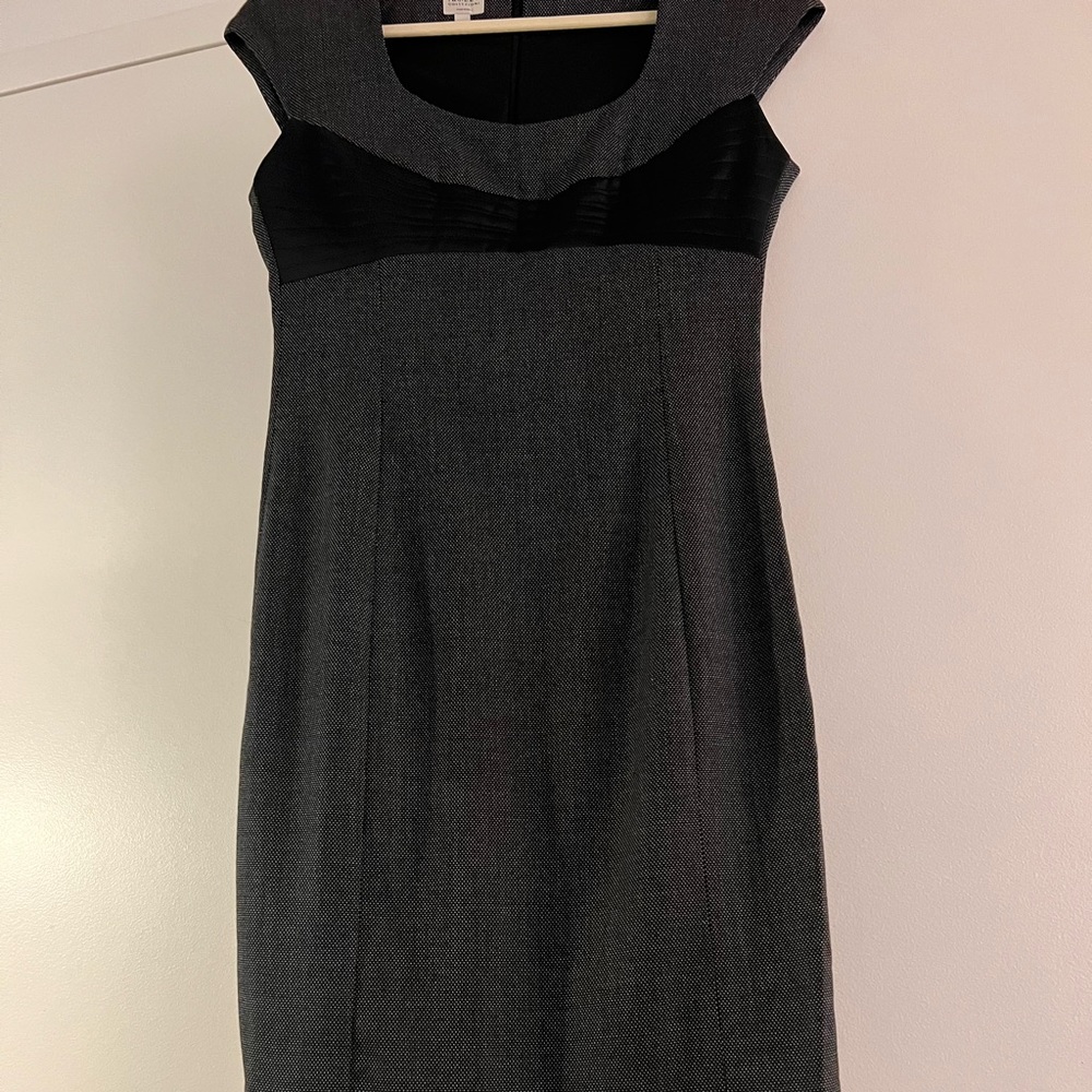 Classic Armani Collection sheath dress with silk bodice